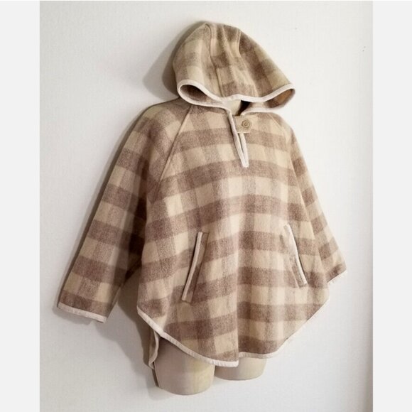 WOOLRICH Popover Hooded Poncho 5962E1M - Picture 2 of 10